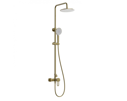 Душевая система WONZON & WOGHAND, Брашированное золото (WW-B2166-A-BG)