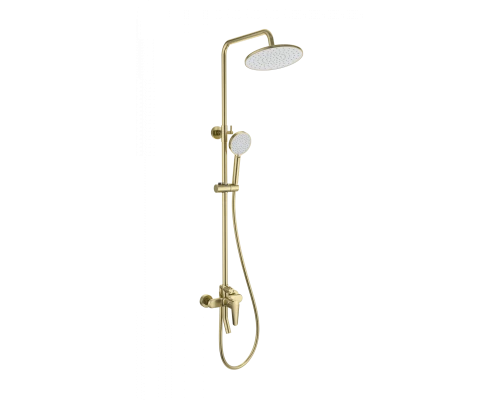 Душевая система WONZON & WOGHAND, Брашированное золото (WW-B2168-A-BG)