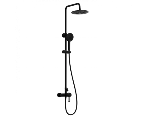 Душевая система WONZON & WOGHAND, Черный матовый (WW-B2166-A-MB)