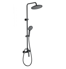 Душевая система WONZON & WOGHAND, Черный матовый (WW-B3200-MB)