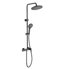 Душевая система WONZON & WOGHAND, Черный матовый (WW-B3517-MB)