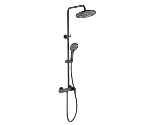 Душевая система WONZON & WOGHAND, Черный матовый (WW-B3517-MB)