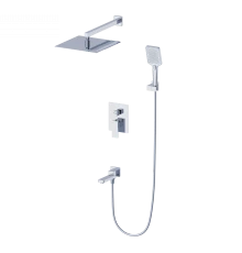 Душевая система встраиваемая WONZON & WOGHAND CUBE 2.0, Хром (WW-88087068-CR)