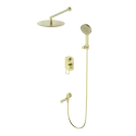 Душевая система встраиваемая WONZON & WOGHAND FRAME, Брашированное золото (WW-88939010-BG)