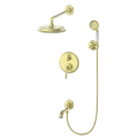 Душевая система встраиваемая WONZON & WOGHAND STEAM, Брашированное золото (WW-88939008-BG)