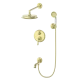 Душевая система встраиваемая WONZON & WOGHAND STEAM, Брашированное золото (WW-88939008-BG)