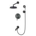 Душевая система встраиваемая WONZON & WOGHAND STEAM, Темный графит (WW-88939008-BGM)