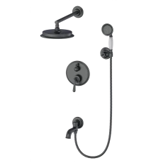Душевая система встраиваемая WONZON & WOGHAND STEAM, Темный графит (WW-88939008-BGM)