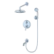 Душевая система встраиваемая WONZON & WOGHAND STEAM, Хром (WW-88939008-CR)