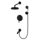 Душевая система встраиваемая WONZON & WOGHAND STEAM, Черный матовый (WW-88939008-MB)