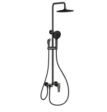 Душевая система с техническим душем WONZON & WOGHAND, Темный графит (WW-A30874-BGG)
