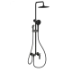 Душевая система с техническим душем WONZON & WOGHAND, Темный графит (WW-A30874-BGG)