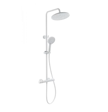 Душевая система с термостатом WONZON & WOGHAND INN 1, Белый матовый (WW-B3013-T1-MW)