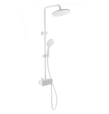 Душевая система с термостатом WONZON & WOGHAND MUSE Corno, Белый матовый (WW-B3110-MW)