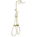 Душевая система с термостатом WONZON & WOGHAND MUSE Corno, Брашированное золото (WW-B3112-BG)