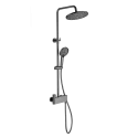 Душевая система с термостатом WONZON & WOGHAND MUSE Corno, Темный графит (WW-B3110-BGG)