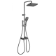 Душевая система с термостатом WONZON & WOGHAND MUSE Corno, Темный графит (WW-B3112-BGG)