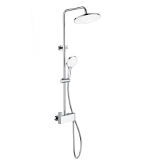 Душевая система с термостатом WONZON & WOGHAND MUSE Corno, Хром (WW-B3110-CR)