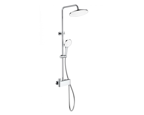 Душевая система с термостатом WONZON & WOGHAND MUSE Corno, Хром (WW-B3110-CR)