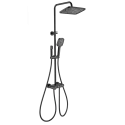 Душевая система с термостатом WONZON & WOGHAND MUSE Corno, Черный матовый (WW-B3112-MB)