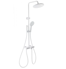 Душевая система с термостатом WONZON & WOGHAND MUSE Selesta, Белый матовый (WW-B4113-MW)