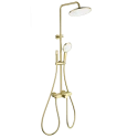 Душевая система с термостатом WONZON & WOGHAND MUSE Selesta, Брашированное золото (WW-B4113-BG)