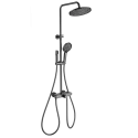 Душевая система с термостатом WONZON & WOGHAND MUSE Selesta, Темный графит (WW-B4113-BGG)