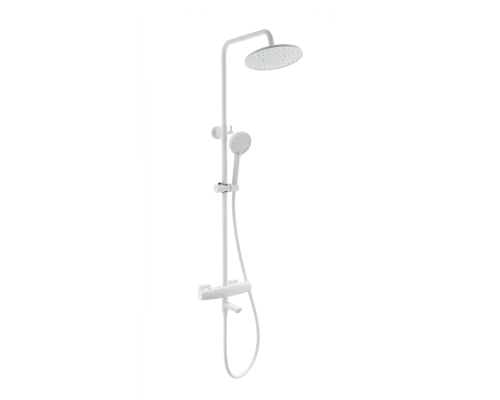 Душевая система с термостатом WONZON & WOGHAND NEO, Белый матовый (WW-B3035-A3-MW)