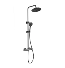 Душевая система с термостатом WONZON & WOGHAND NEO, Темный графит (WW-B3035-A-BGG)