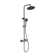 Душевая система с термостатом WONZON & WOGHAND NEO, Темный графит (WW-B3035-A-BGG)