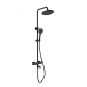 Душевая система с термостатом WONZON & WOGHAND NEO, Черный матовый (WW-B3035-A3-MB)