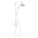 Душевая система с термостатом WONZON & WOGHAND RETRO, Белый матовый (WW-B3041-MW)