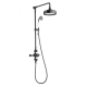 Душевая система с термостатом WONZON & WOGHAND RETRO, Темный графит (WW-B3041-BGG)