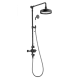 Душевая система с термостатом WONZON & WOGHAND RETRO, Черный матовый (WW-B3041-MB)
