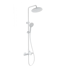 Душевая система с термостатом WONZON & WOGHAND SOLID, Белый матовый (WW-C3011-A-MW)