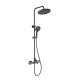 Душевая система с термостатом WONZON & WOGHAND SOLID, Темный графит (WW-C3011-A-BGG)