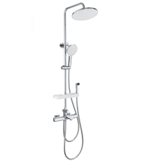 Душевая система с термостатом WONZON & WOGHAND SOLID, Хром (WW-C3011-A1-CR)