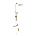 Душевая система с термостатом WONZON & WOGHAND STAY 1, Брашированное золото (WW-B3051-A- BG)