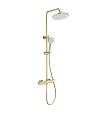Душевая система с термостатом WONZON & WOGHAND STAY 1, Брашированное золото (WW-B3051-A- BG)
