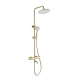 Душевая система с термостатом WONZON & WOGHAND STAY 1, Брашированное золото (WW-B3051-A1- BG)