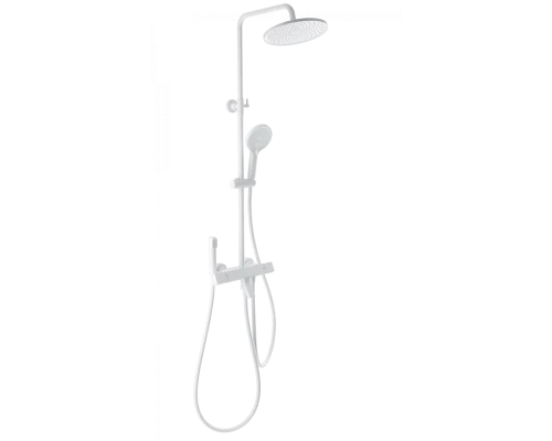 Душевая система с термостатом WONZON & WOGHAND The ONE, Белый матовый (WW-B3094-MW)
