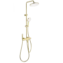 Душевая система с термостатом WONZON & WOGHAND The ONE, Брашированное золото (WW-B3094-BG) Душевая система с термостатом WONZON & WOGHAND The ONE, Брашированное золото (WW-B3094-BG)