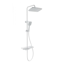 Душевая система с термостатом WONZON & WOGHAND ThermoKlick, Белый матовый (WW-B3098-A-MW)