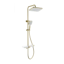 Душевая система с термостатом WONZON & WOGHAND ThermoKlick, Брашированное золото (WW-B3098-A- BG) Душевая система с термостатом WONZON & WOGHAND ThermoKlick, Брашированное золото (WW-B3098-A- BG)