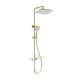 Душевая система с термостатом WONZON & WOGHAND ThermoKlick, Брашированное золото (WW-B3098-A- BG)