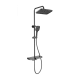 Душевая система с термостатом WONZON & WOGHAND ThermoKlick, Темный графит (WW-B3098-A-BGG)