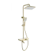 Душевая система с термостатом WONZON & WOGHAND, Брашированное золото (WW-B3099-A-BG)