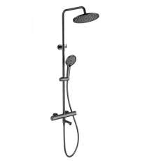 Душевая система с термостатом WONZON & WOGHAND, Темный графит (WW-B3069-BGG)