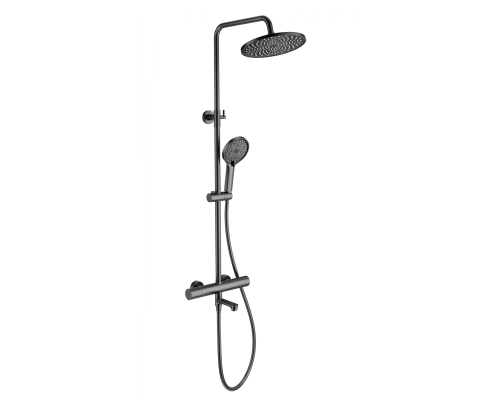 Душевая система с термостатом WONZON & WOGHAND, Темный графит (WW-B3069-BGG)