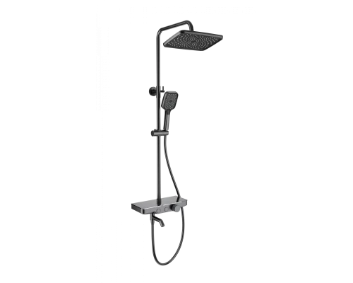 Душевая система с термостатом WONZON & WOGHAND, Темный графит (WW-B3099-A-BGG)